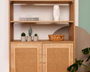 Hanah Home Jüt Bookshelf Color Roble
